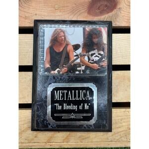 Metallica “The Bleeding of Me” Small Commemorative Plaque